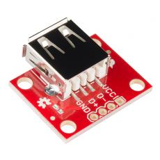 USB-A Female breakout board @ electrokit