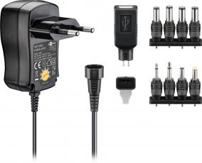 Adjustable power supply 3-12V 7.2W 0.6A @ electrokit