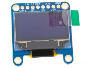 LCD OLED 0.96" 128x64 SPI/I2C @ electrokit