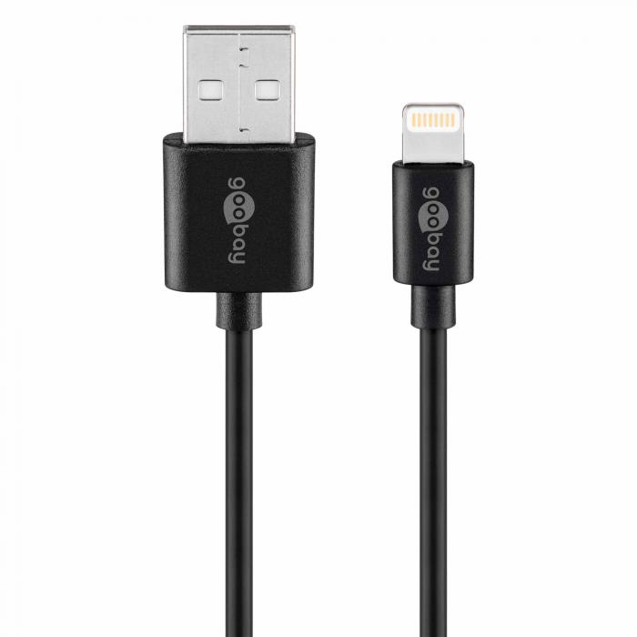 2-port USB-laddare 12W 2.4A fr iPhone svart MFi-certifierad @ electrokit (3 av 5)