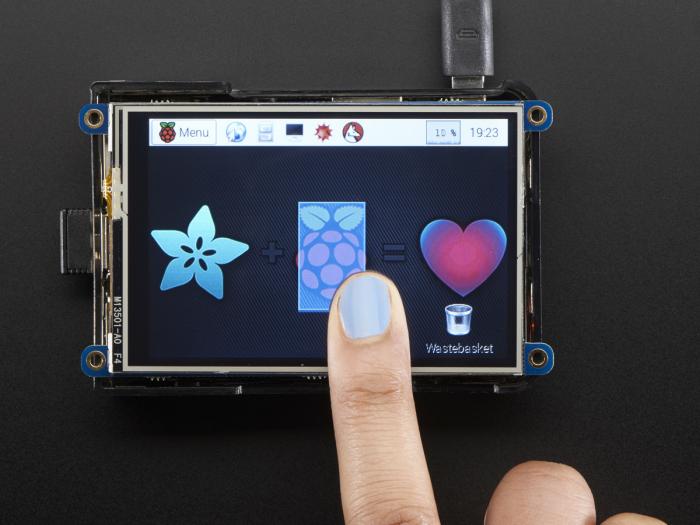 PiTFT+ 480x320 TFT display with touch @ electrokit (3 of 9)
