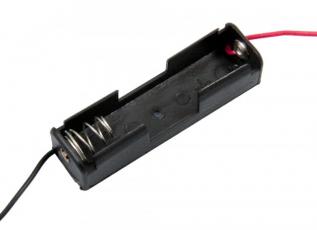 Battery holder 1xAA wires @ electrokit