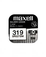 Knappcellsbatteri silveroxid 319 SR527 Maxell @ electrokit