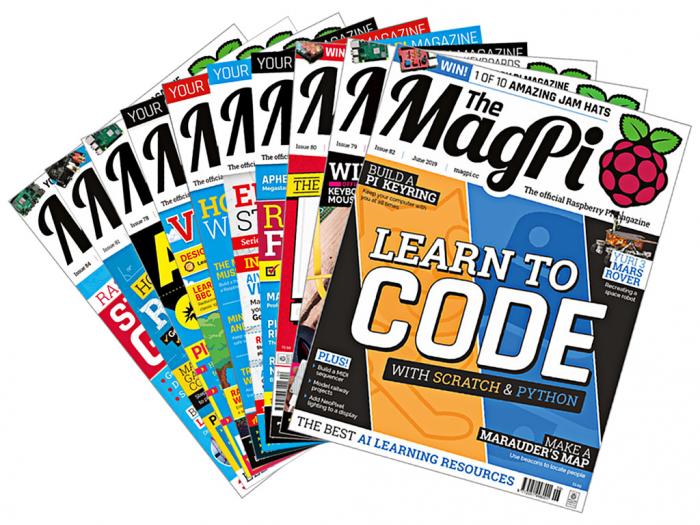 10 issues of MagPi @ electrokit (1 of 1)