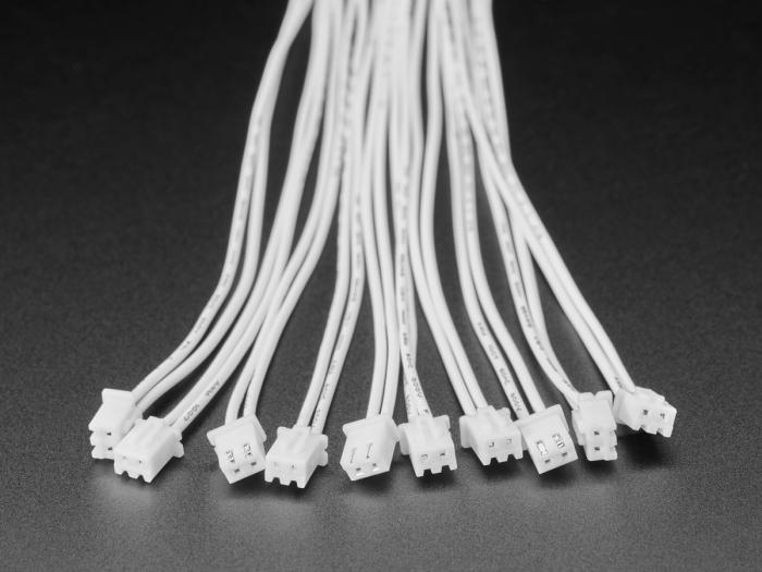 Connection cable for arcade button JST-XH - 2.8mm - 10-pack @ electrokit (2 of 3)