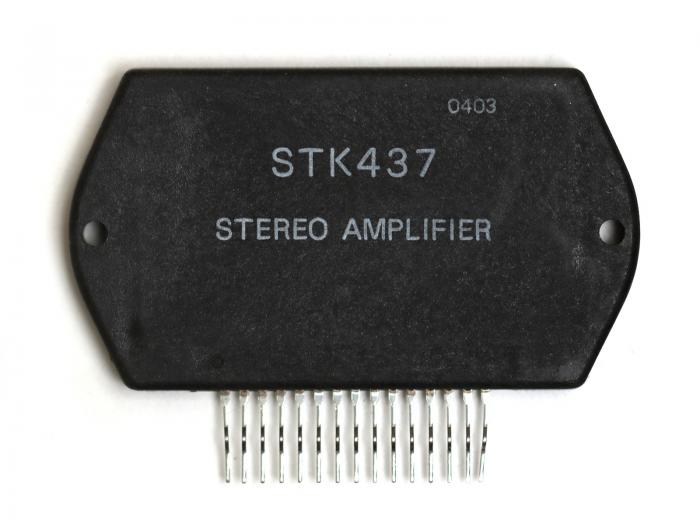 STK437 Stereo Audio Amplifier 2x10W @ electrokit (1 of 1)