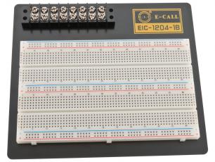 Breadboard 1560 connections with screw terminal @ electrokit