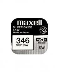 Knappcellsbatteri silveroxid 346 SR712 Maxell @ electrokit