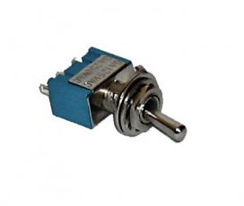 Toggle switch 1-p on-off-on solder lugs MTS-103 @ electrokit