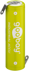 NiMH batteri AA 2100mAh lödfanor @ electrokit