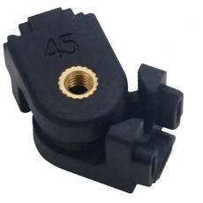 Angled connector for aluminium profile 45° @ electrokit