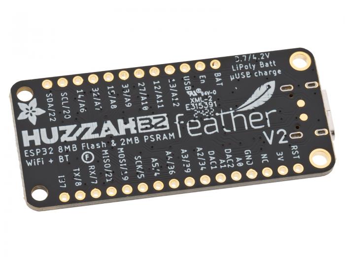 ESP32-PICO-MINI-02U Adafruit Feather V2 med w.FL @ electrokit (2 av 2)