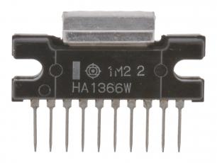 HA1366W SIP-10 Audioförstärkare 5.5W @ electrokit