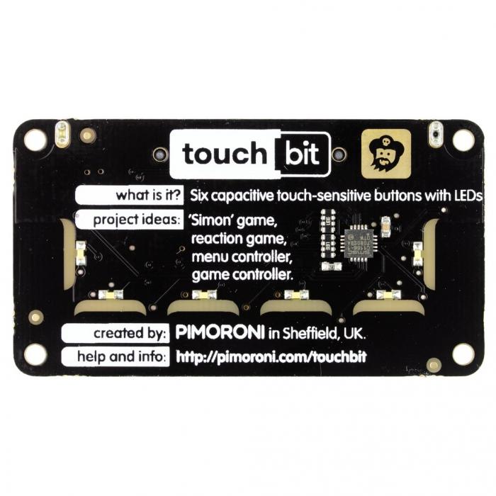 Touch:bit - kapacitiva tryckknappar fr micro:bit @ electrokit (2 av 3)
