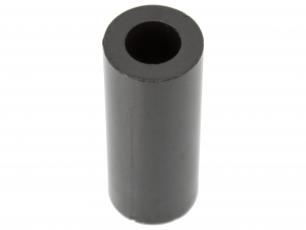 Spacer M4 20mm plastic black @ electrokit