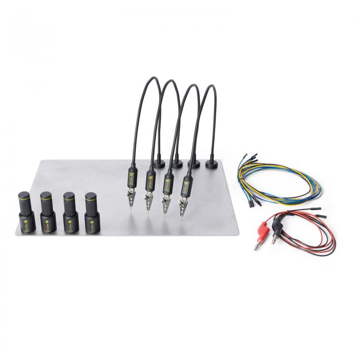 PCBite kit med 4x SP10-probar och testsladdar @ electrokit