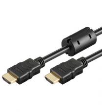 HDMI 1.4 cable (1080p@60Hz) black 10m @ electrokit