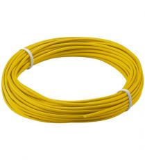 Hook-up wire 0.14mm2 yellow 10m @ electrokit