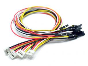 Cable set Grove 4-pin 20cm - 0.64mm female - 5-pack @ electrokit