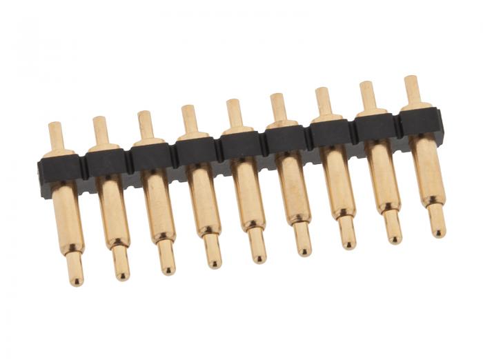 Produktbild von PATIKIL 5x Einreihige DIP-Stiftleiste – 40-polig, 2,54 Mm Raster, Vergoldet, 7,2 Mm Pin-Länge, Gerade, Für Leiterplatten, Elektronik & Instrumente