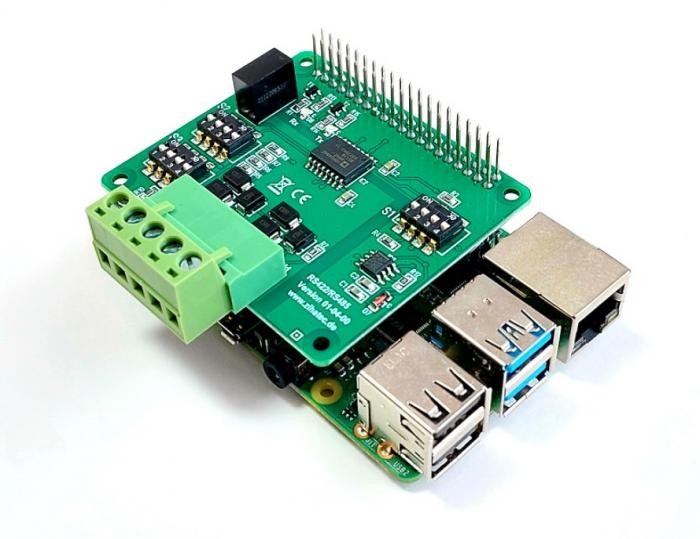 RS422 / RS485 HAT for Raspberry Pi @ electrokit (2 of 4)