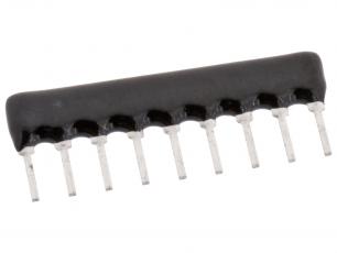 Motståndsnät 8R 9-pin 330ohm 5% @ electrokit