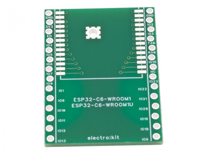 Adapterkort fr ESP32-C6-WROOM1 @ electrokit (1 av 3)