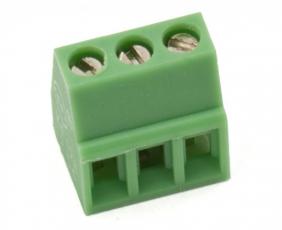 Screw terminal 2.54mm 3-pole @ electrokit