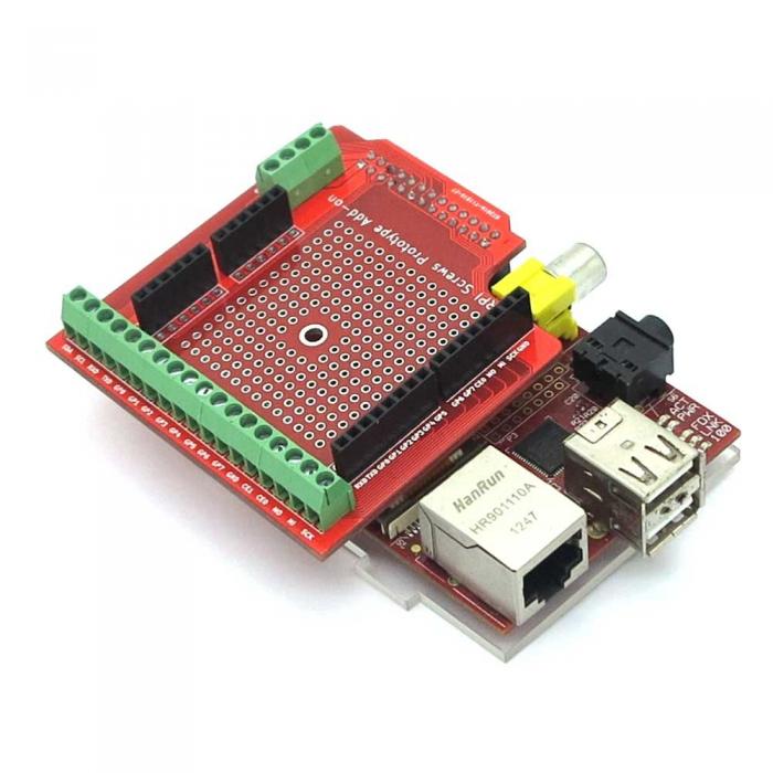 Raspberry Pi prototypkort med skruvterminaler @ electrokit (3 av 3)