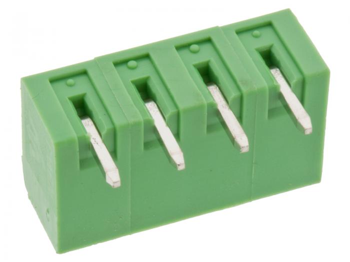 PCB pin header 5.08mm 4-pin right-angle @ electrokit (2 of 2)