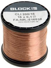 Litz wire 90x0.1mm 36m @ electrokit