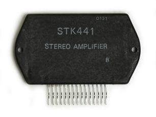 STK441 Stereo Audio Amplifier 2x20W @ electrokit