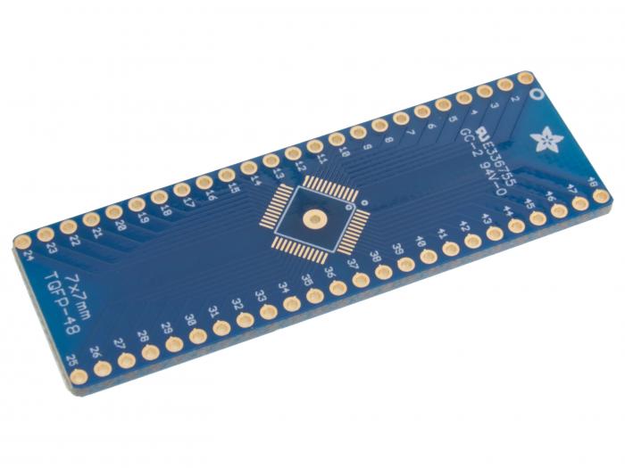 Adapter card QFN-48 / TQFP-48 - DIP-48 @ electrokit (2 of 2)