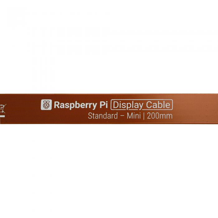 Raspberry Pi 5 Displaykabel mini FPC 22-pin till FPC15-pin 200mm @ electrokit (2 av 3)