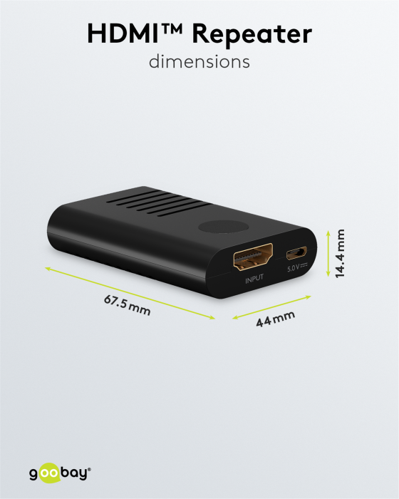 HDMI 2.0 repeater (4K@60 Hz) @ electrokit (4 av 6)