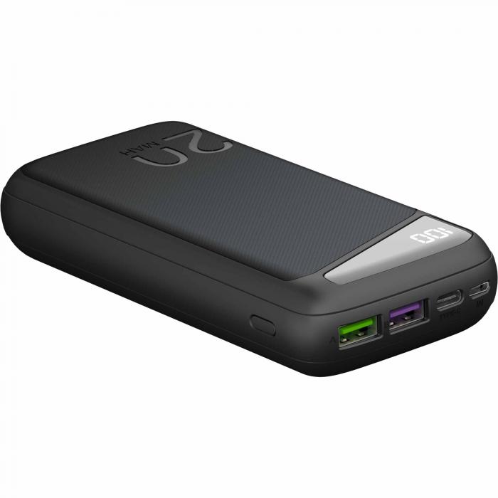 Powerbank 20000 mAh USB-C PD + QC 18W @ electrokit (3 av 6)