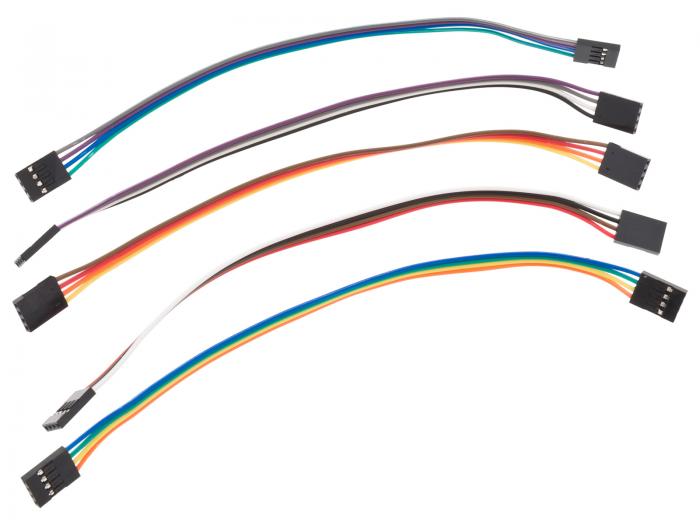 Jumper wire 4-pin dupont 200mm @ electrokit (3 of 3)