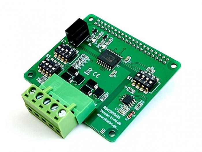RS422 / RS485 HAT for Raspberry Pi @ electrokit (1 of 4)