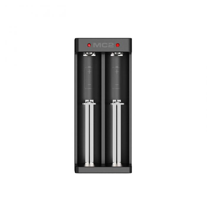 Batteriladdare Li-Ion 1A fr 2x 18650 Xtar MC2 @ electrokit (2 av 7)