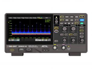 Oscilloskop 200MHz 2-kan 12-bit Siglent SDS822X HD @ electrokit