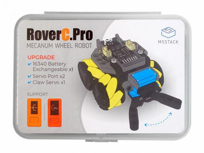 RoverC Pro Robot Kit (exkl. M5StickC) @ electrokit (6 av 6)