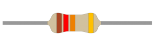 Resistor 1W 5% 12kohm (12k) @ electrokit