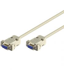 Cable serial data D-SUB 9F-9F 1.8m @ electrokit