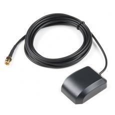 GPS-antenna magnetic 3V SMA @ electrokit