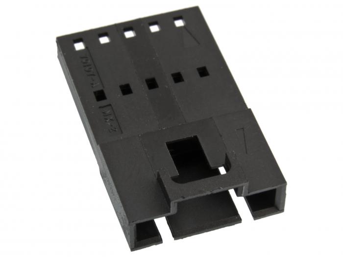 Contact housing C-GRID SL 1x5p male 2.54mm @ electrokit (1 of 1)