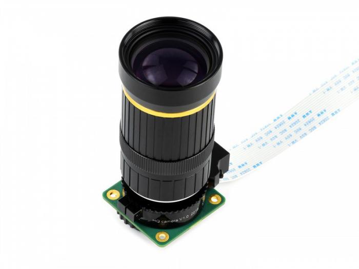 8-50 mm zoom-lins fr Raspberry Pi kameror C-fste @ electrokit (4 av 7)