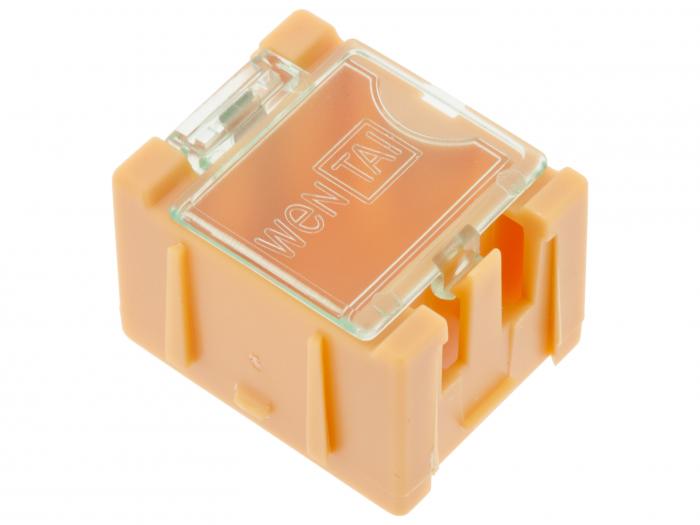Modular Plastic Storage Box - yellow @ electrokit (1 of 2)