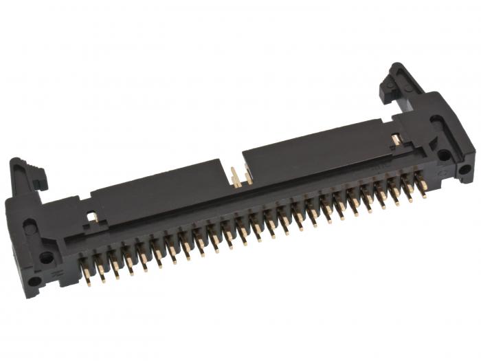 IDC box header PCB 50-p with long ejector 2.54mm @ electrokit (2 of 2)