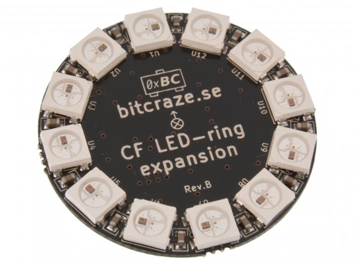 Crazyflie 2.0 - LED-ring 12x RGB-lysdioder @ electrokit (1 av 3)