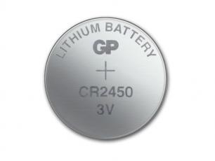CR2450 batteri litium 3V GP @ electrokit